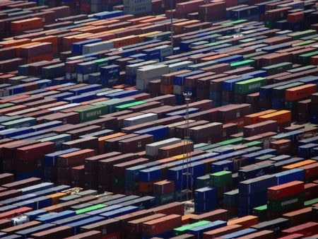 Sea of containers