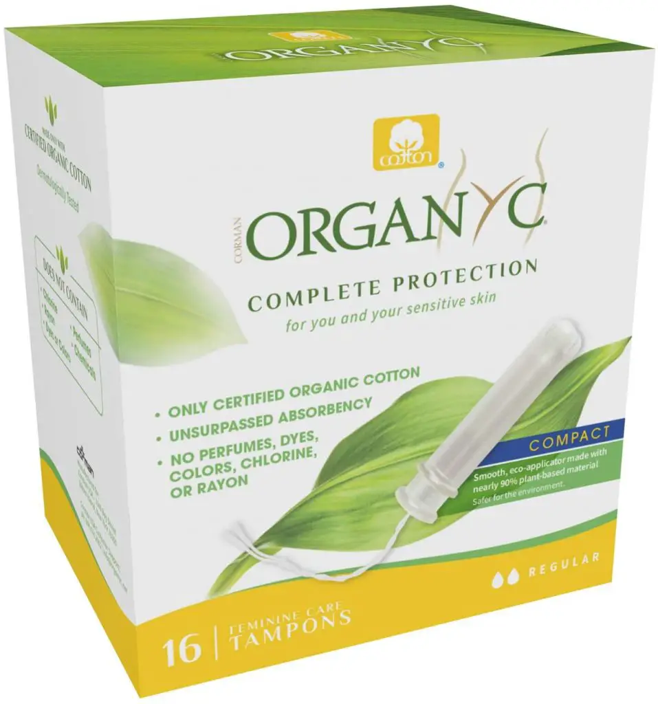 100% Certified Organic Tampons