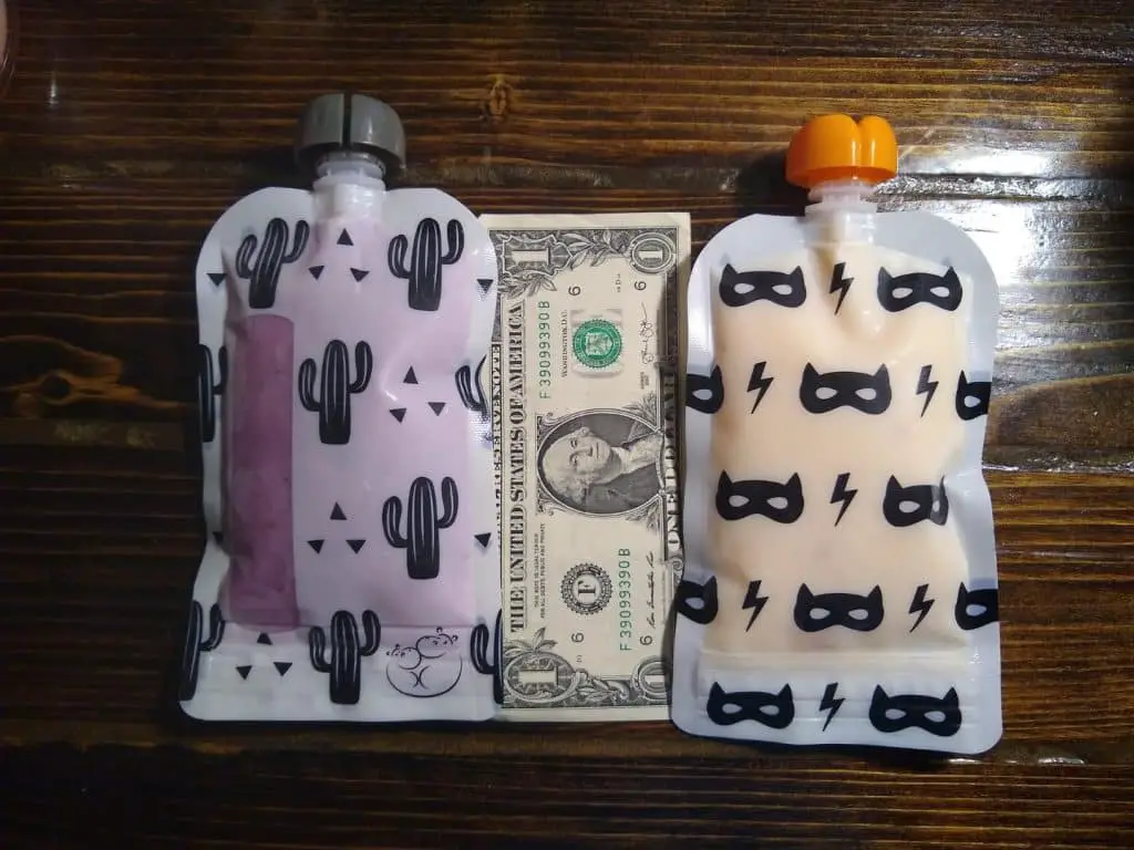 reusable baby food pouches with dollar
