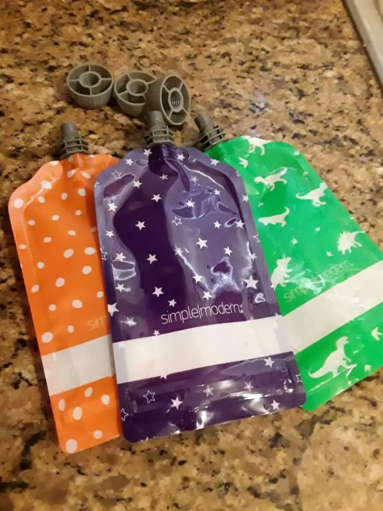 Simple Modern Reusable Food Pouches