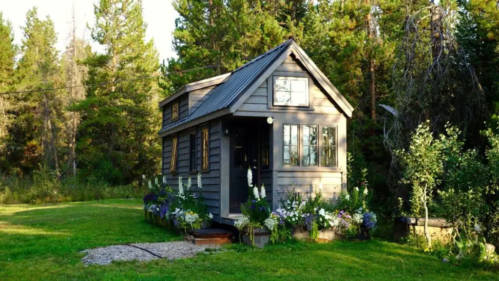 tiny homes inside the forest