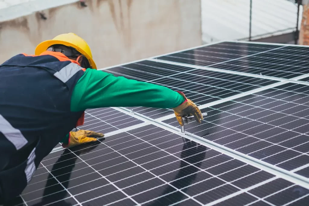 Installing solar panels