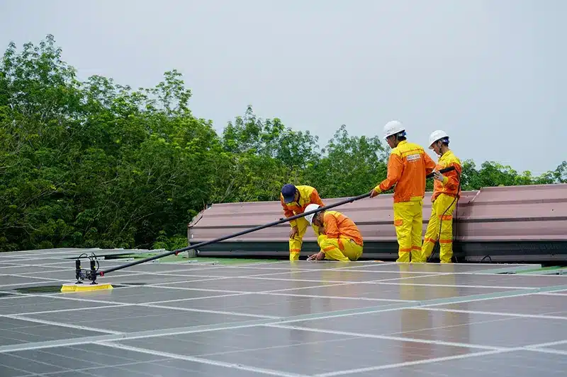  Solar panel maintenance