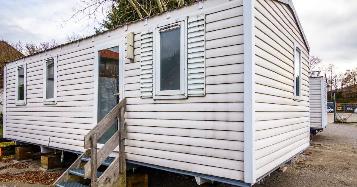 a white shipping container home