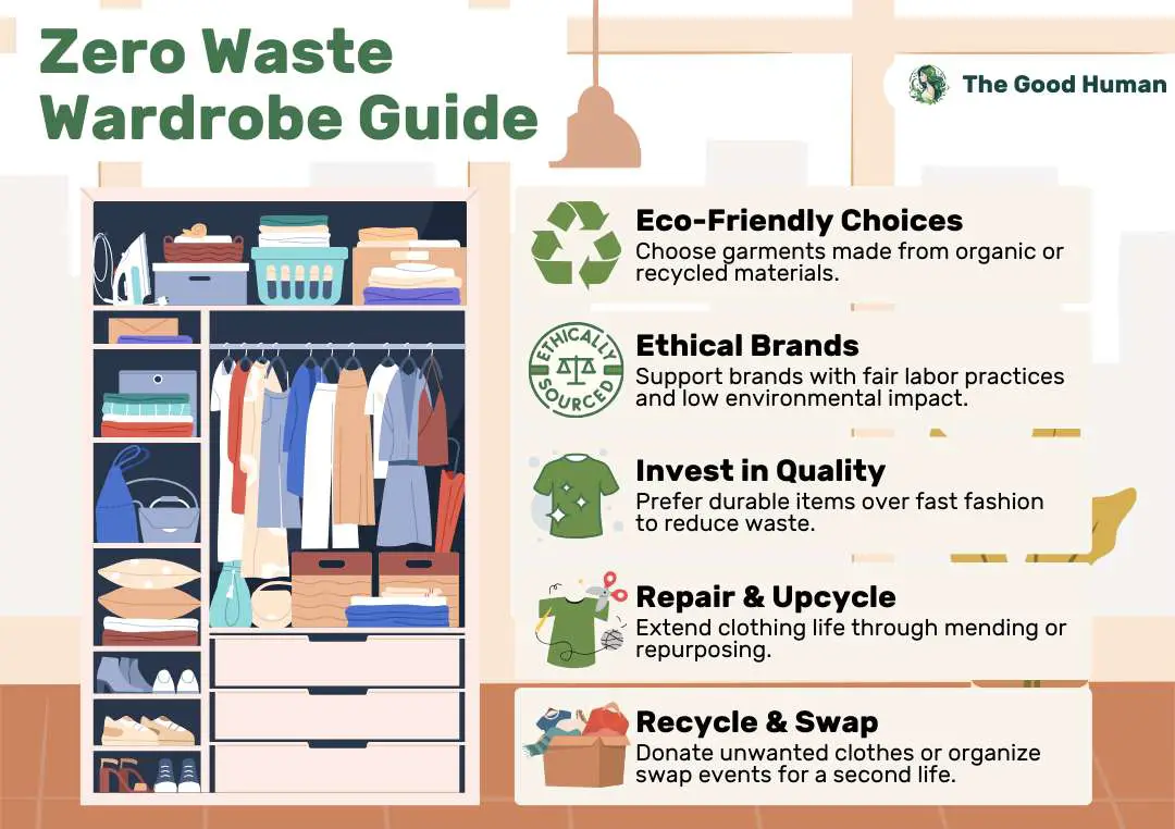 Zero waste wardrobe guide.