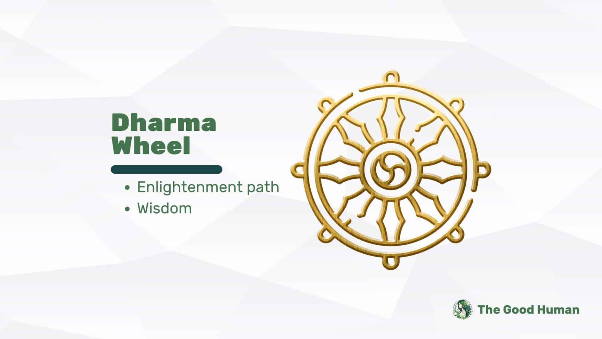 Dharma wheel symbol