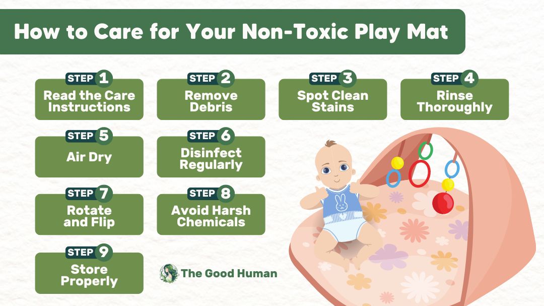 How to Care for Your Non-Toxic Play Mat